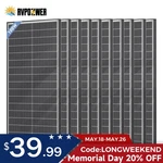 Rvpozwer 100W 200W 300W 400W 500W 1000W N-type Bifacial Solar Panel Mono Power New. Price: $407.90.