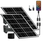 Newconny 5V 16W Solar Panel For Security Camera IP65 Waterproof Usb. Price: $52.38.