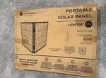 Lion Energy 100 Watt 12V Portable Solar Panel For Rv, Outdoor Camping And Travel Open. Price: $60.00.
