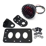 Grill Side Mount Motorcycle Tail Light License Plate Bracket For Bobber Chopp... New. Price: $51.99.