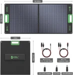 Ebl 100W Portable Solar Panel For Power Station Generator Camping IP65 Grecell New. Price: $198.60.
