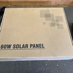 Apowking 60W Foldable Solar Panel 12/18V, Dc Outlet, Generator, Portable New. Price: $48.99.