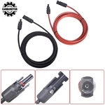 Black And Red Solar Panel Extension Cable Wire Connector 12AWG Pair 10FT New. Price: $16.25.