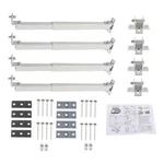 2 Set Adjustable Solar Panel Tilt Brackets Aluminum Alloy Mounting New. Price: $56.69.