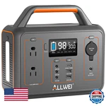 Allwei Portable Power Station 300W 280WH Solar Generator 110V Pure Sine Wave Ac. Price: $281.67.