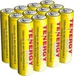 Tenergy Solla Rechargeable Nimh Aa Battery, 1000MAH Solar Batteries For Ga New. Price: $19.43.