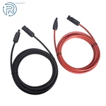 Pair 12AWG Black + Red 15 Ft Solar Panel Extension Cable Wire Connector New. Price: $14.16.