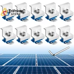 Anbte 10PCS Solar Panel End Clamp For 1.18"(30MM) & 1.38"(35MM), Silver New. Price: $35.28.
