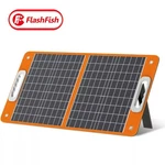 Flashfish Foldable Solar Panel 60W 18V With QC3.0 Usb Type-c Dc Output For Camp New. Price: $79.90.