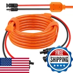 Solar Panel Extension Cable 20FT - Mookeerf 10AWG+14AWG Wire With Female & New. Price: $41.14.