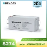 Renogy 12V 200AH Deep Cycle Agm Battery Rechargable For Rv Solar Marine Off-grid New. Price: $341.99.
