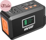 Portable Power STATION,120W(240W Peak) Solar GENERATOR,88WH Lithium Battery New. Price: $144.84.