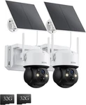 Zosi 2.5K 4MP Wireless Battery Security Camera Outdoor Solar Ptz 2-WAY Talk 32GB New. Price: $93.49.