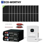 Eco-worthy 10KW Output 9.36KWH Off Grid Solar System Complete Kit For Home New. Price: $4199.99.