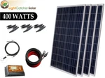 Solar Panel Kit 400 Watts 12-24V Polycrystalline Battery Charging Rv Boat Off-gr New. Price: $238.50.
