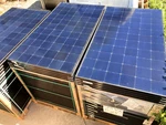 New Sunpower Maxeon All-black 400W Solar Panel, Model SPR-A400-BLK-G-AC. Price: $434.00.