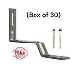 30X Unirac 004AT1H Flat Tile Hook Solar Attachments Box Of New. Price: $299.99.