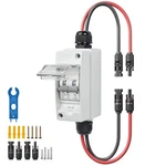 Pjerjzn Solar Panel Disconnect Switch 400V Dc/ac 20A Miniature Circuit Breake... New. Price: $36.53.