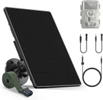 Trail Camera Solar PANEL,6W Battery Charger Kit 6V/2A 9V/1.5A 12V/1A Wi... New. Price: $51.54.