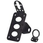 Motorcycle Axle Mount License Plate Bracket, 3/4'' Left Side Tail/brake... New. Price: $39.38.