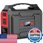 Portable Power Station 146WH/200W Peak, Solar Bank, Ac/usb/dc Outputs New. Price: $189.64.