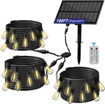 Stright Solar Powered String Light 180FT With Remote Control Modes, Weat New. Price: $39.99.