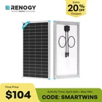 Renogy Solar Panels Watt 16BB N-type 12V For Marine Cabin New. Price: $129.99.