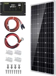 100W Solar Panel Kit For Off-grid Homes, Rvs & Boats With Charge Controller New. Price: $150.99.