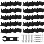 Tatuo 40 Sets Solar Panel Z Mounting Brackets Aluminum Alloy For Rv, Boat, Roof New. Price: $102.28.