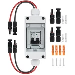 Solar Panel Disconnect SWITCH,30A 400V Miniature Circuit Breaker Box IP65 Waterp New. Price: $47.35.
