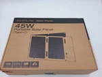 Ecoflow Solar Panel 45W Portable Type 5018201004 EF-FOLD-P045-DT New. Price: $77.00.