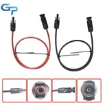 3 Feet Black + Red Pair Solar Panel Extension Cable Wire Connector 10 Awg New. Price: $10.63.