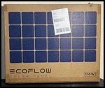 New Ecoflow 110W Portable Solar Panel EF-FLEX-110C IP68 Waterproof Foldable Case. Price: $93.50.