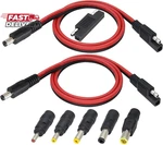 2PACK Sae Dc Adapter Plug 5.5MMX2.1MM Male Connector Cables New. Price: $21.37.