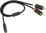 Aaotokk 2 Splitter CABLE,3.5MM Female Audio Black New. Price: $13.18.