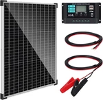 50W Solar Panel Kit With 10A Controller For Rv Boat And Offgrid Use Applications New. Price: $89.10.