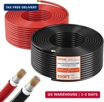Vevor Solar Panel Wire, 100 Ft Black + Red Kit, Awg (6 Mm ) New. Price: $152.08.