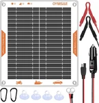 Oymsae White 12V Solar Car Battery Charger Portable Waterproof 5W, New. Price: $35.51.