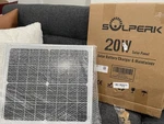 Solperk SK-M20W Silver Watts Battery Charger & Maintainer Solar Panel Kit Open. Price: $49.99.