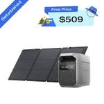 Ecoflow Delta 3 Plus 1024WH Portable Power STATION+160W Solar Panel Refurbished Certified. Price: $727.14.