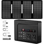 200W 146WH Portable Power Station Camping Solar Generator With 40W Panel New. Price: $122.99.