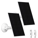 4W Solar Panel For Security Camera, Usb-c/micro Charger Recharg... New. Price: $40.58.