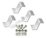 Tektrum 2.125" Tall Z Bracket Solar Flush Mount Kit Supporting Large & Small New. Price: $31.01.