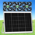 Solar Chicken Coop Fan 3 Kit 25W Powered Greenhouse Outdoor Waterproof New. Price: $55.53.