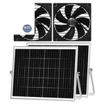 Pqins 7.1" Solar Greenhouse Fan 2 Pack, Large New. Price: $106.69.