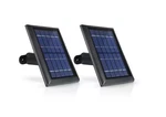 Wasserstein Solar Panel Compatible With Ring Spotlight Cam Battery- Black 2 Pack Open. Price: $25.00.