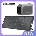 Dabbsson Portable Power Station 768WH 600W LIFEPO4 W/ 120W Foldable Solar Panel New. Price: $459.00.