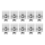 10PCS Solar Panel Mounting Z Brackets Aluminum End Clamps For Pv Module Groun... New. Price: $32.25.