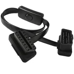 Halokny OBD2 Extension Cable,ultra-thin Obdii Male To Feet, With One Switch New. Price: $18.07.