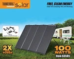 Nib Sealed Thunderbolt Magnum Solar Panel Kit 100 Watt 63585 Usb Off Grid Rvs New. Price: $81.49.